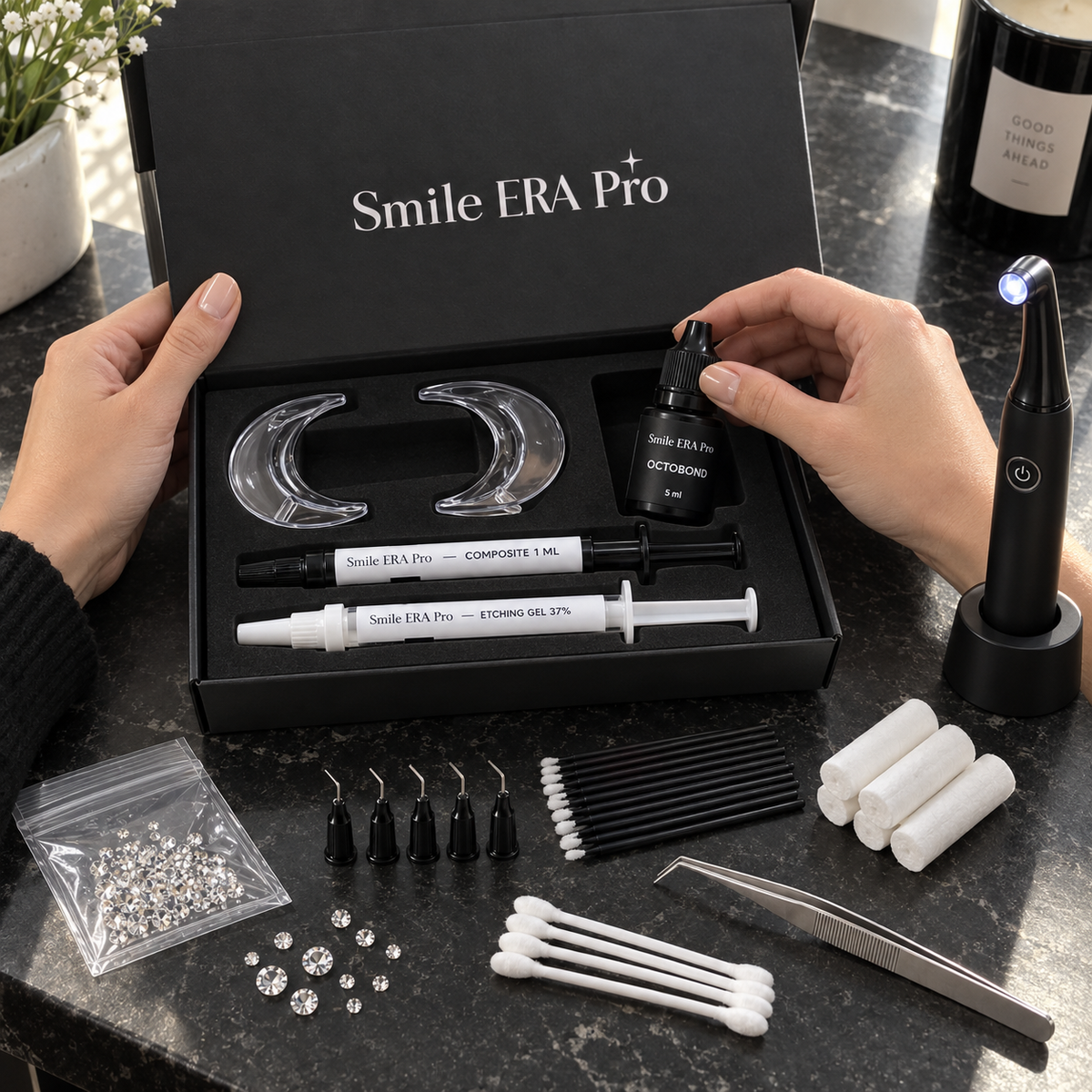 Kit Professionnel Strass Dentaires — Smile ERA Pro